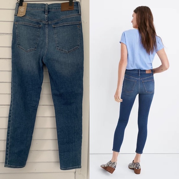 Madewell 9" Mid-Rise Crop Jeans Button Edition S. 27 - Picture 3 of 9